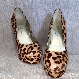 Jessica Simpson Leopard print heels
